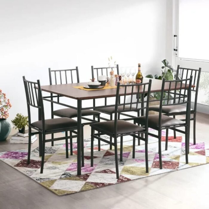 Hot Sale Manufacturer Wholesale Modern Dining Table Set 7 Seater of Restaurant Rectangle Dining Room Sets